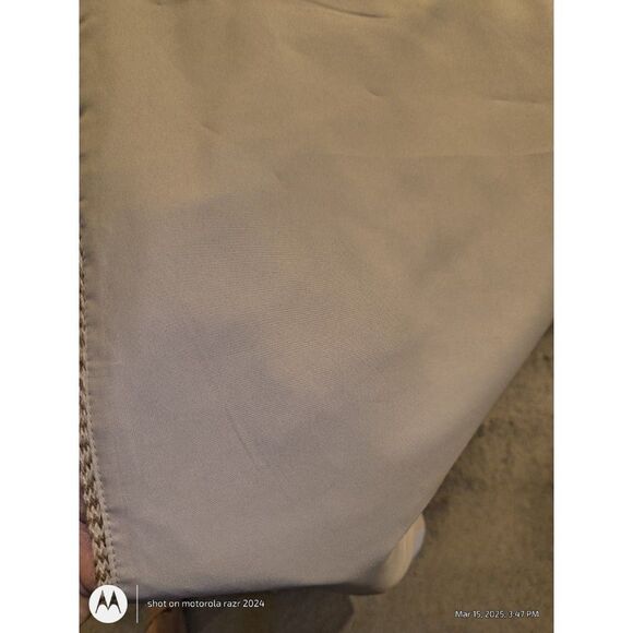 Pier One Table Runner 74” Coastal Embroidered Sea Shell Star Fish Neutral READ - Picture 10 of 12